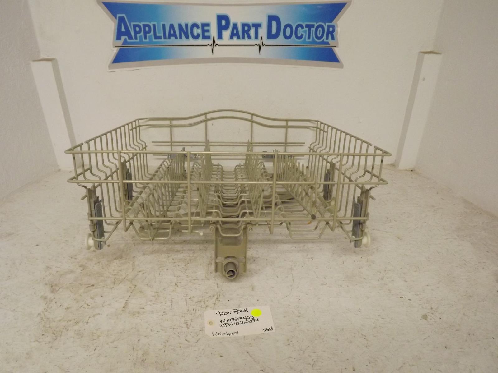 Whirlpool Dishwasher W10727422 WPW10462394 Upper Rack Used Whirlpool Dishwasher W10727422 WPW10462394 Upper Rack Used